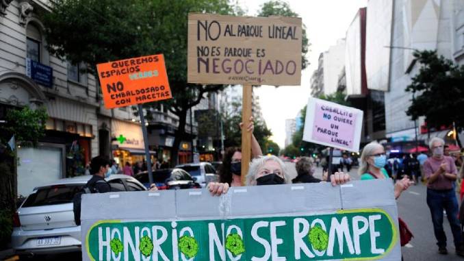 En este momento estás viendo El poder judicial de la Ciudad decidió habilitar las obras en el Parque Lineal de Caballito