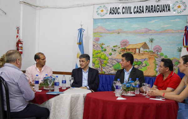 Jorge Macri visitó la Casa de Paraguay