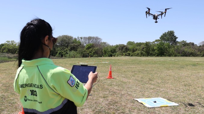 Lee más sobre el artículo Cómo funciona el escuadrón de drones de la CABA