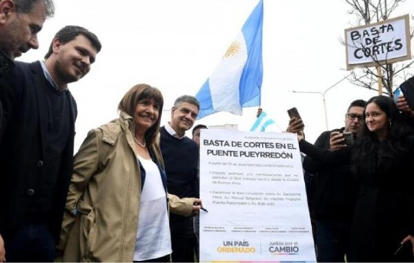 Bullrich y Macri prometieron «medidas concretas» contra los piquetes en la Ciudad